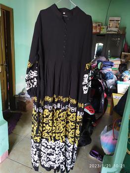 Product Review of Gamis Twill Terbaru Gamis Syari Gamis Twill Candimekar Ori By Haynabatik Bunga Cantik Dress Rayon Nyaman Kain Kancing Karet Muslim from k**a a**k s** 0