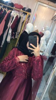 Product Review of Nikita Dress Queenbee Fashion Gamis Muslim Wanita Pesta Kondangan Bridesmaid Wisuda Brukat Tile Bordir Motif Payet Mutiara from L**a 0