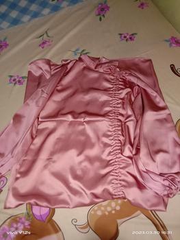 Product Review of andini dress (READY STOK) silk dress pemium velvet satin dress gaun bridesmaids dress serut silk simple kekinian maxmara dress lamaran dress kondangan dress jumbo bigsize upsize from P**🦋 0