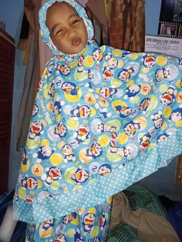 Product Review of SET MUKENA SEJADAH ANAK - MUKENA SAJADAH ANAK 6-9TH Muslim Motif Setelan from u**2 2