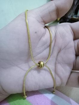 Product Review of Gelang Tangan Wanita Serut Polos Gl182 from t**s 0
