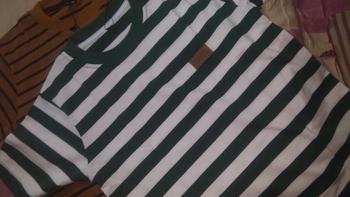 Product Review of Kaos anak stripe green series polca Fashion from s**a 1