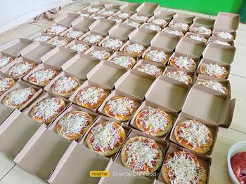 Product Review of BOX PIZZA 15X15X3 CM KRAFT LAMINASI ( ISI 5 PCS ) from N**i K**i 1