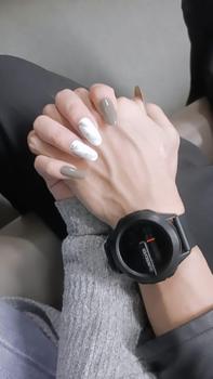 Product Review of Kuku palsu gel hijau army stiletto from Q**n z** 0