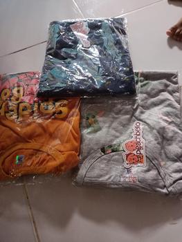 Product Review of Peachbello Set Pakaian Tidur Anak Usia 1-6th Bayi Lengan Pendek Anak Perempuan Bahan Katun from R**💛 0