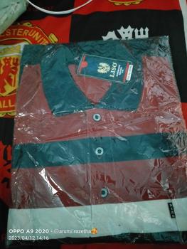 Product Review of Kaos kerah kra pria jumbo big size motif salur strip from n**4 0