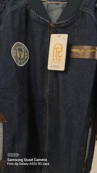 Product Review of JACKET BOMBER JEANS CAP KULIT PRIA DAN WANITA panjang motif jaket  casual  tebal cowok  distro from s**y 0