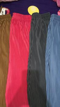 Product Review of BIG SALE.!! KULOT PLISKET LIDI HIGHWAIST  50 RIBU DAPAT 4 PCS Celana Bawahan panjang Wanita Rib from C**e 1