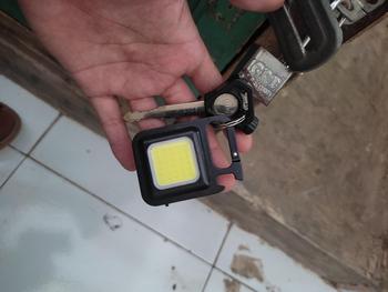Product Review of Mini COB keychain light rechargeable lampu LED cas mini lampu led gantungan kunci lampu camping emergency from D**i s**4 0