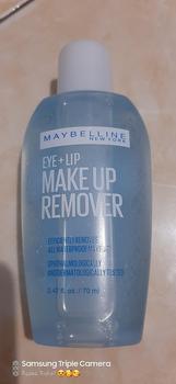 Product Review of Maybelline Lip & Eye Makeup Remover - 70 ml & 150 ml (Dengan Formula Lembut Untuk Make Up Waterproof) from R**a A**a 0