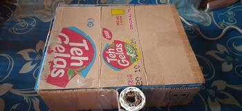 Product Review of Tempat Aqua Gelas Rotan Sintetis Isi 12 dengan Handle dan Tempat Sedotan from o**e 1