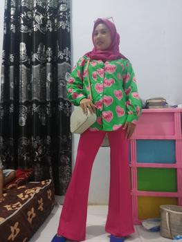 Product Review of [VM} - Vanesha Margaretta - 516 Celana Cutbray Scuba (Best Seller) / Scuba Pants / Celana Cutbray HW Melar Panjang Wanita from Y**a m**i 0