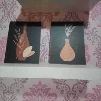 Product Review of Hiasan Dinding Abstrak - Walldecor Minimalis - ABSTRAK-KECIL-11-14 from T**i 0