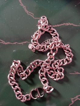Product Review of Kalung Rantai Titan Model CD Tersedia Warna Rose Gold, Gold dan Silver Anti karat Aksesoris Elegan Titanium Asesoris Wanita from e**i 0