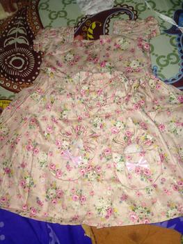 Product Review of Dress bayi 0 6 12 bulan set sepatu bandana / bonnet Setelan Baju bayi Perempuan Katun Pakaian anak Cewek from M** A**r 0