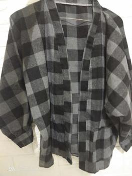 Product Review of Outer Balon Flanel Outer Ballon Grid Oversize Cardigan from N**i 0