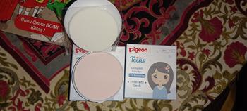 Product Review of PIGEON Teens - Compact Powder Face Powder Hypoallergenic Two Way Cake Bedak Padat Tabur Anak Remaja from m**0 0