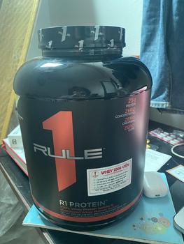 Product Review of (71 - 76 lần dùng ) Thực Phẩm Bổ Sung Thể hình  Whey Rule 1 R1 Protein 2.3kg  chính hãng tại Whey Sinh Viên from b**p ** 1