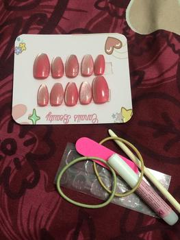 Product Review of Kuku Palsu Cat Eye | Press On Nails | Custom Fake Nails | Hand Made | Nail Art Murah from J** 3