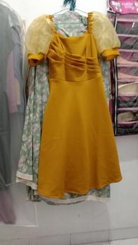 Product Review of Midi Dress Pesta Lengan Pendek Kerah Sweatheart Terbaru Simple Mewah Elegan Bisa Formal Kasual from a**o 0