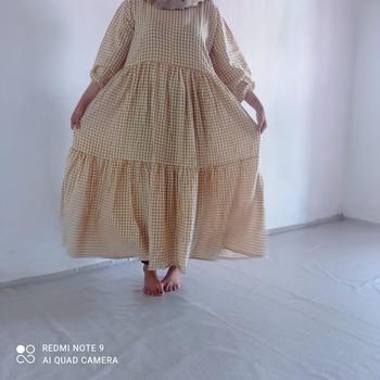Product Review of Nathelabel - Holuna Ruffle Midi Dress Katun Japan from n**🧚 0