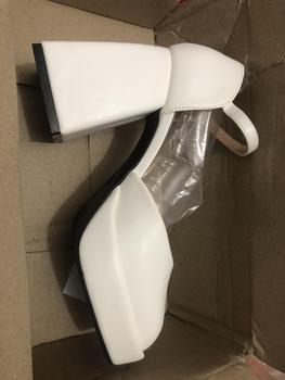 Product Review of (Phúc Minh) GIẦY Cao Gót Nữ Bít Hậu Trơn Chất Liệu Da Mờ Mũi Vuông 10 phân (Phom rộng) Shoes giàycaogót DéP giay cuoi bup Women giay  7 from H**n 3