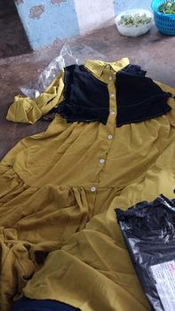 Product Review of Dress Pesta Satin Roberto Mix Brokat / Gamis Keluaran Terbaru / Dress Aplikasi Brokat / Dress Wanita Jumbo / Azura Maxy Dress Kondangan Mewah from c**0 1
