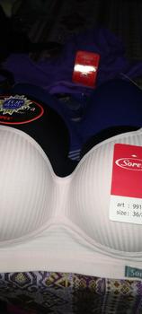 Product Review of [ 1pcs ] Bra Busa Tipis Sorex 99189 size 34-38 |Tanpa Kawat Kait 3 Cutting 3/4 [ Cup A-B ] Poliester Lembut from m**a 0