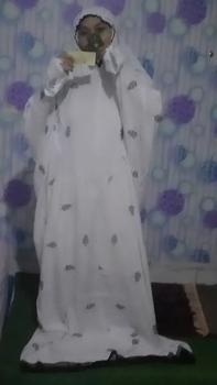 Product Review of NAFHA - Mukena Terusan Dewasa Nafha Bordir Daily Tropical Katun Mukenah Rayon Wanita Muslim Putih Traveling Panjang from a**a 1
