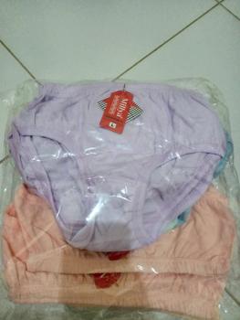 Product Review of GROSIR 12 PCS ( 1 LUSIN ) CELANA DALAM WANITA JUMBO WARNA SOFT / KATUN MUDA from N**a 1