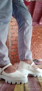 Product Review of Sepatu loafers wanita sepatu Loly MJ Hitam Putih Shoes Sandal Sendal fantofel  korea from l**t s**a 0