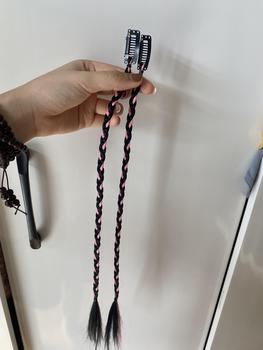 Product Review of PT06 Tóc giả cài thắt bính nối kẹp đủ màu from H**🤣 1