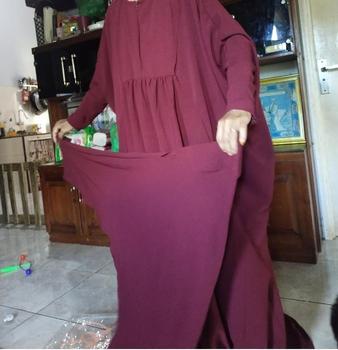 Product Review of Jazeera Set Abaya Set Kulot Jumbo Polo Linen Premium from a**z 0