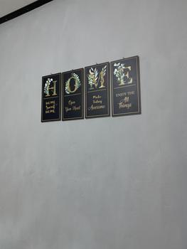 Product Review of Set Hiasan Dinding Minimalis Dapat 4 Panel Pajangan Dinding - SETHOME02 from 彡**彡 0