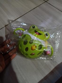 Product Review of HAPPYTOYS.888 Baby Rattle Teether Soft Rubber Hand Ball / Mainan Rattle Bayi / Mainan Bola Karet Lembut Kartun from _**🐝 0