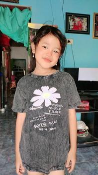 Product Review of Vendom Kids Baju Kaos Anak Washet Laki-Laki / Perempuan Unisex Umur 1-12 Tahun Bahan Cotton 30S Katun Santai Polos Hitam from T**a 0