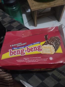 Product Review of Bengbeng Beng-beng Coklat Wafer 1 Box isi 17 pieces x 25 gram from F**b 0