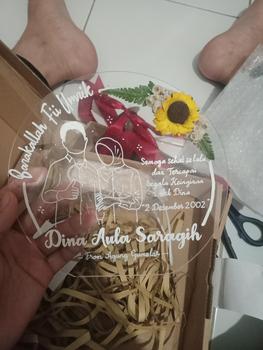 Product Review of Akrilik custom lettering bulat, untuk gift kado anniversary hari jadi, wisuda graduation, birthday ulang tahun, wedding pernikahan, dll Gift - TOKA from A**g 2