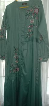 Product Review of Gamis Bordir Katun Toyobo Import/Dress/Pakaian Wanita/Baju muslim/terbaru/terlaris/terpopuler/COD Lembut Muslim Wanita Panjang Pesta Dress Maxi Dewasa Mewah Kondangan Lebaran Syari Remaja from k**3 0