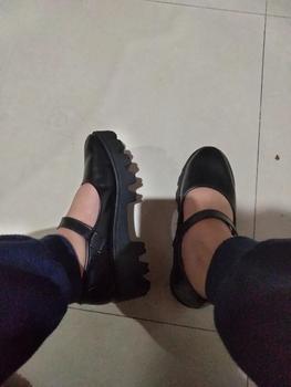 Product Review of Sepatu loafers wanita sepatu Loly MJ Hitam Putih Shoes Sandal Sendal fantofel  korea from o**g 0