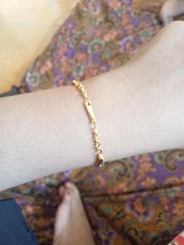 Product Review of gelang padi rantai awet pakai harian Kuning Perhiasan from l**_ 0