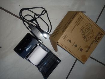 Product Review of Eppos EP5813 Mini Mobile Printer Thermal Bluetooth 58mm Portable RPP02N EP 5813 Print Struk PPOB Mokapos Qasir Pawoon EP-5813 Baterai Hitam Paper Label from u**3 0