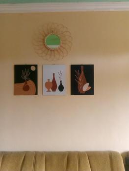 Product Review of UKURAN JUMBO Hiasan Dinding Abstrak - Walldecor Minimalis - ABSTRAK-JUMBO-01-04 from L**s 0
