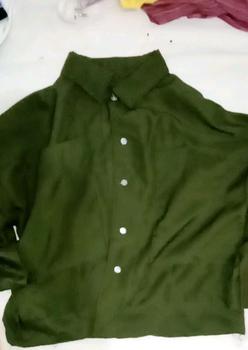 Product Review of KEMEJA CROP LINEN POCKET from l**y 0
