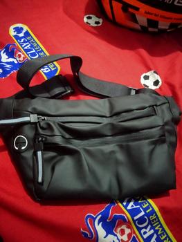 Product Review of Techdoo Tas Pria Selempang Casual Anti Air Pinggang Pria Slingbag Waistbag Slempang Pria Murah TS214 from F**r 0