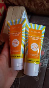 Product Review of [Twin Pack] Azarine Hydramax-C Sunscreen Serum SPF50 PA++++ 40ml Acid Hyaluronic Facial  Berminyak  Wajah  Sunblock from b**y 1