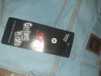 Product Review of HTM - Hight waist Loose Jeans Hangover Celana Panjang Jeans Wanita Jumbo Bawahan from l**n 0
