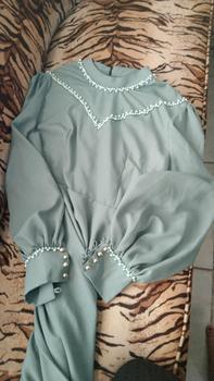 Product Review of claudy dress satin premium - gaun pesta muslimah gaun kondangan dress wanita muslimah dress kondangan lamaran terlaris Nyaman from G**n B**s M**a 0