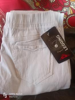 Product Review of Celana Pinggang Karet Jeans Wanita Panjang Kekinan Original Produk Denima from A**a 1