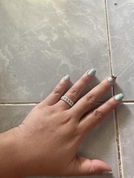 Product Review of Nhẫn mắt xích chéo ghết bạc ta MAINOMI sang xịn cá tính độc đáo MAINOMI from ☘**n B**🌸 0